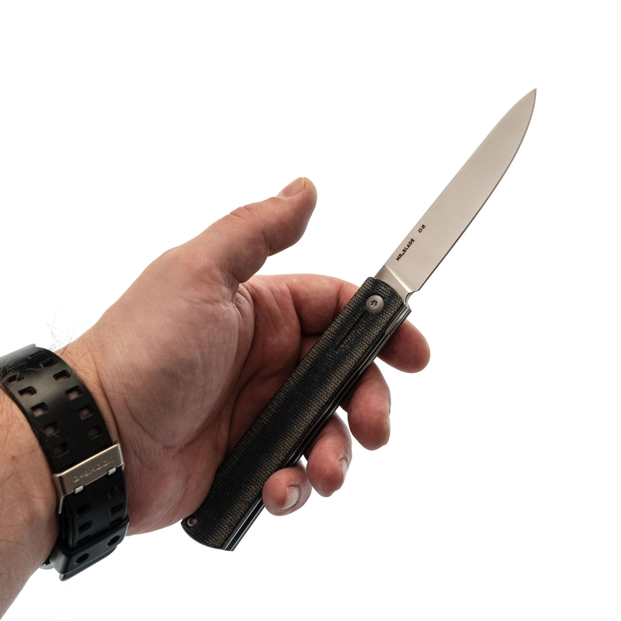 Складной нож Mr.Blade Esquire, сталь D2, рукоять микарта - фото 7
