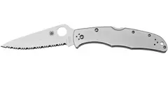 Фото Складной нож Spyderco Endura 4 Serrated C10S сталь VG-10, рукоять сталь