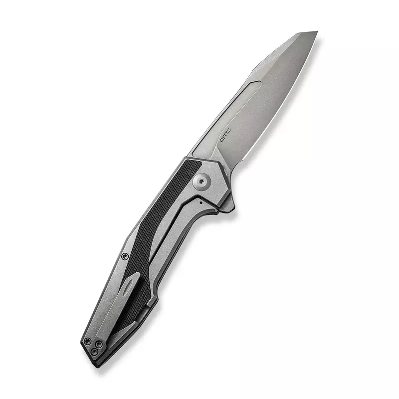 Складной нож Civivi Hypersonic, сталь 14C28N, рукоять G10/сталь, серый - фото 3