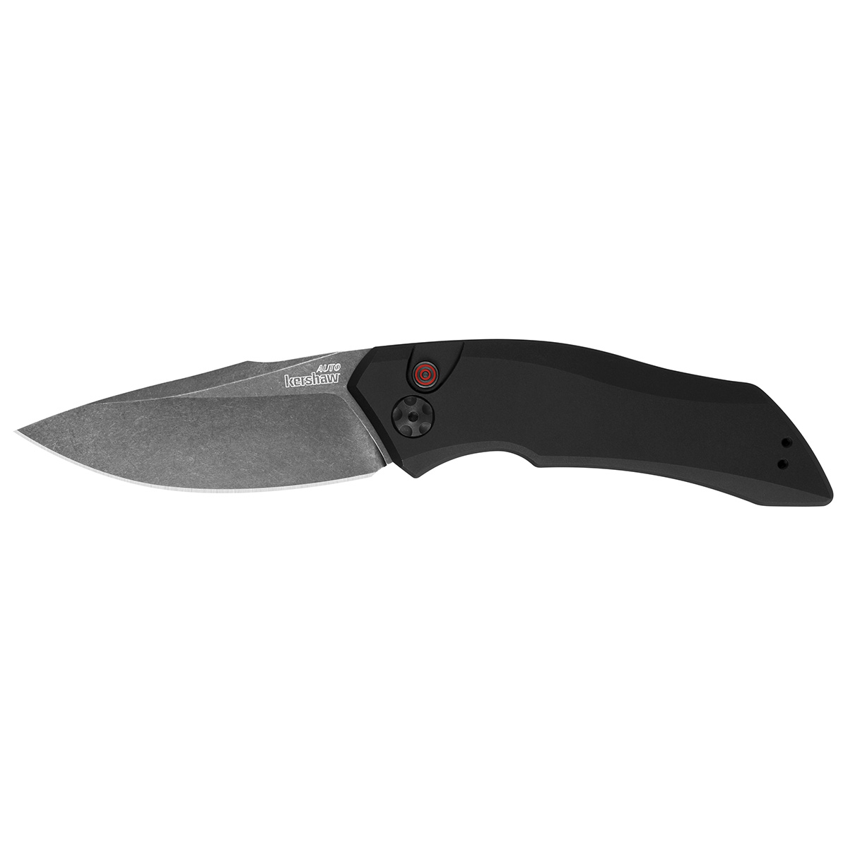 Полуавтоматический складной нож Kershaw Launch 1, сталь Crucible CPM® 154, рукоять анодированный алюминий, чёрный нож складной camillus edc сталь vg 10 рукоять carbon fiber чёрный