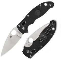 Фото Складной нож Spyderco Manix 2 Black Lightweight, сталь CTS-BD1N, рукоять черный FRN