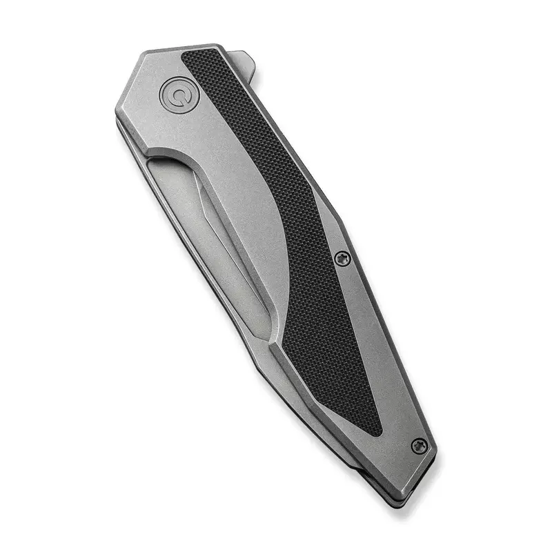 Складной нож Civivi Hypersonic, сталь 14C28N, рукоять G10/сталь, серый - фото 5