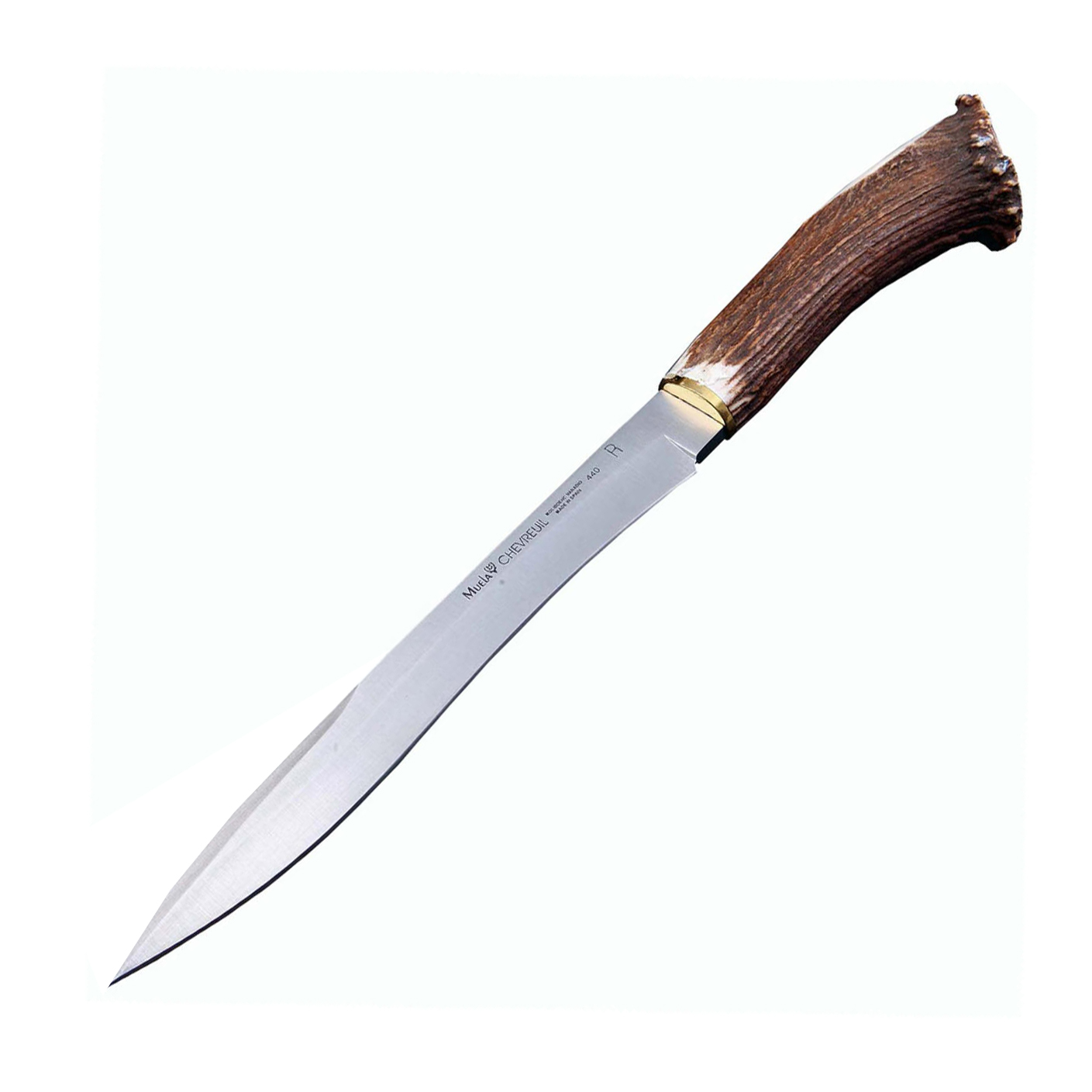 Нож с фиксированным клинком Chevreuil, Stag Handle 21.0 см.