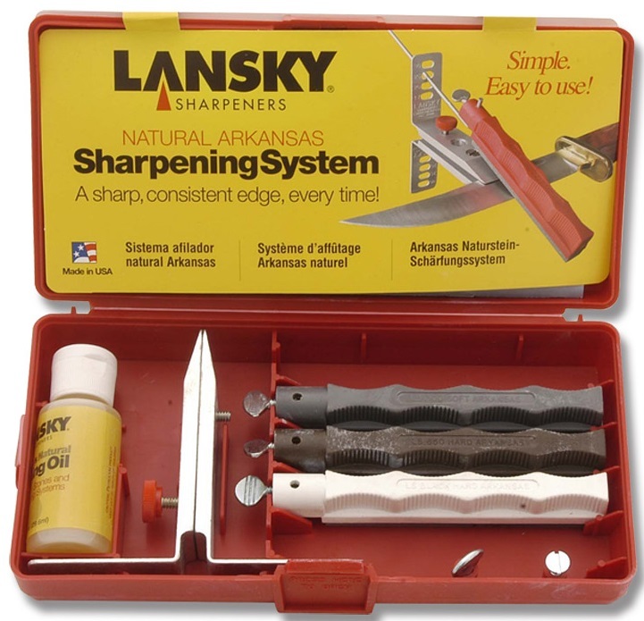 Lansky точильная система Натуральный Arkansas от Ножиков