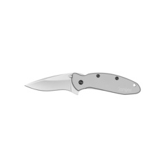 Фото Складной полуавтоматический нож KERSHAW SCALLION, сталь 420HC, рукоять Stainless Steel