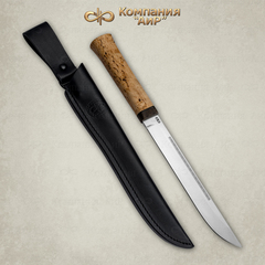 Фото Нож АиР Бурятский средний,сталь 95х18, рукоять карельская береза