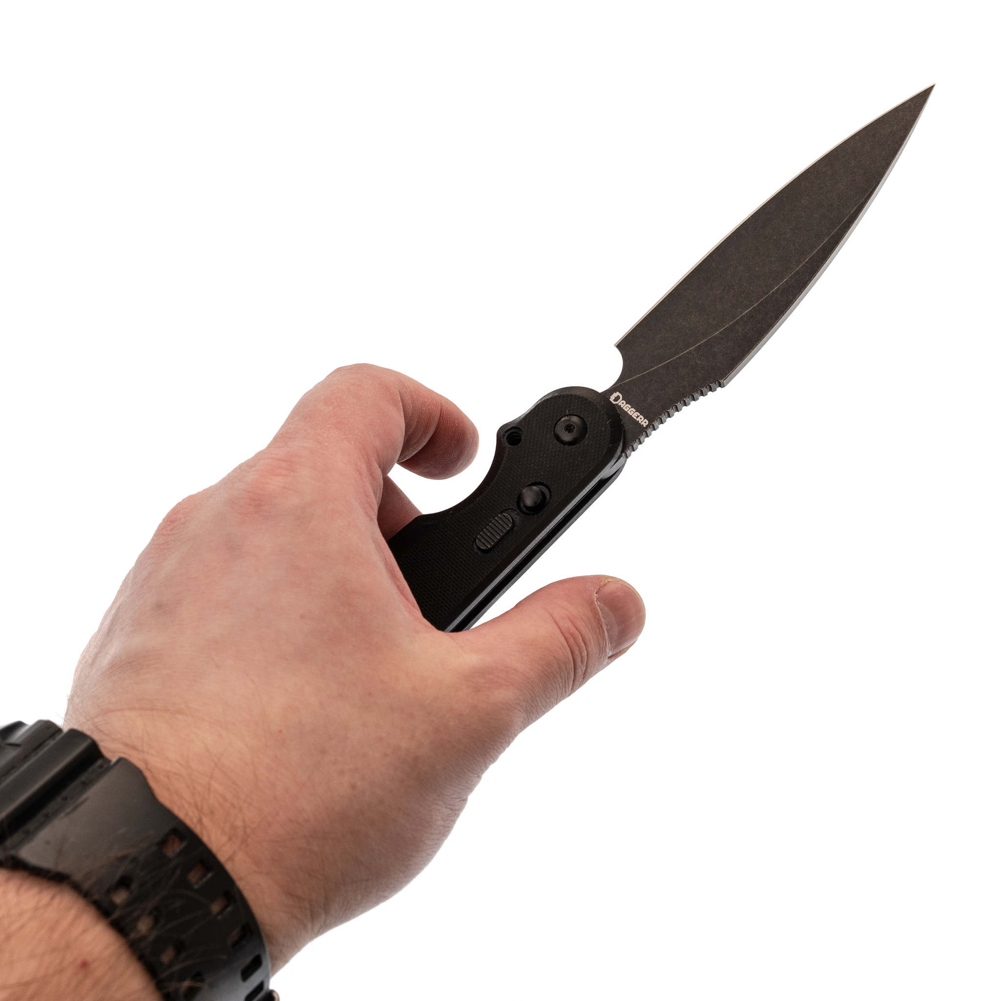 Складной нож Dagger Parrot All Black, сталь VG10, рукоять G10 - фото 9