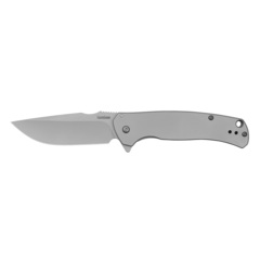 Фото Складной нож KERSHAW Scour, сталь 8Cr13MoV Bead Blast, рукоять Stainless Steel