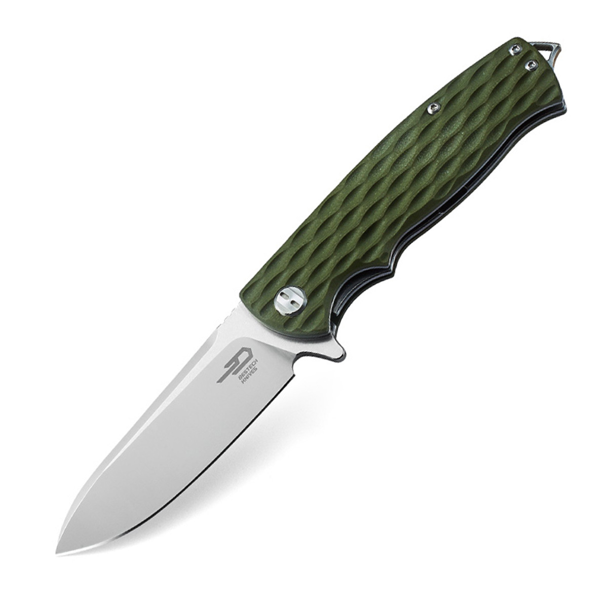 Складной нож Bestech Grampus, D2, Зеленый складной нож bestech knives ascot d2 черно синий карбон
