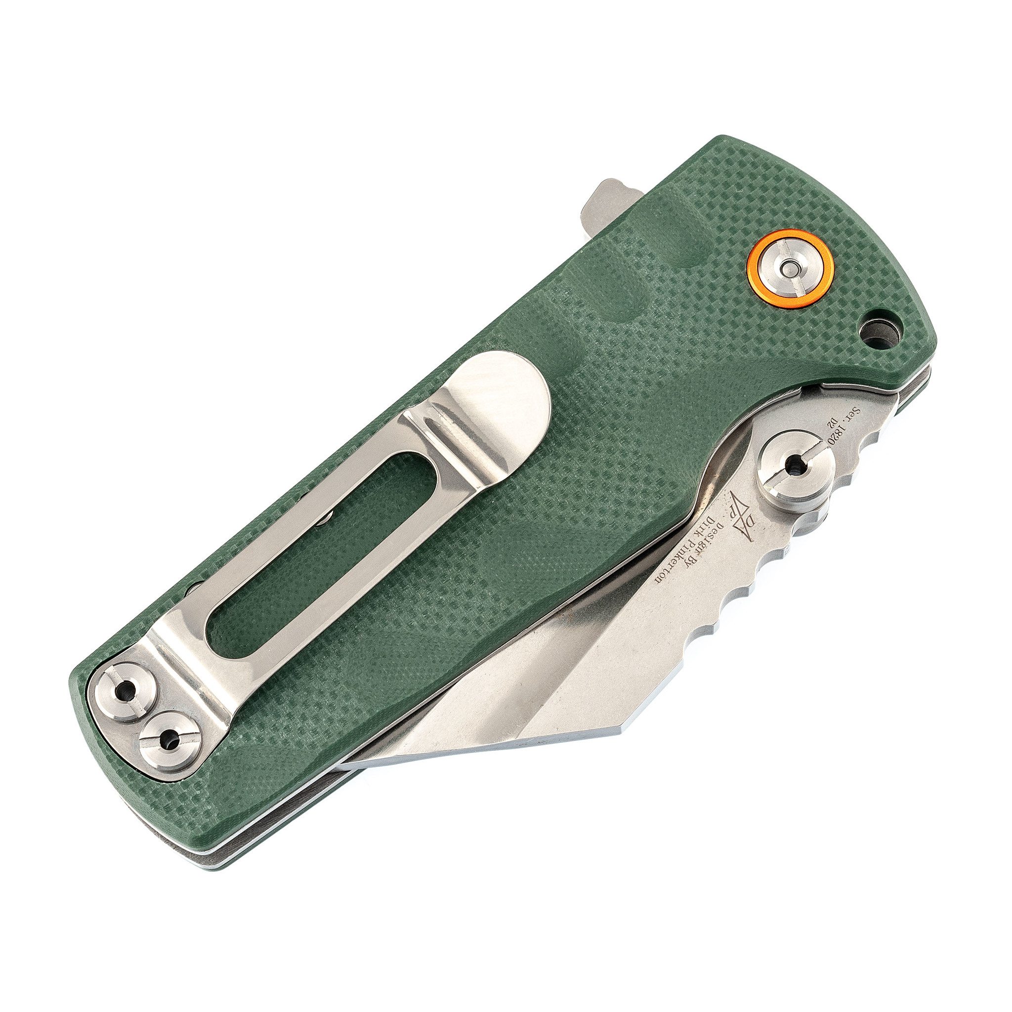 Складной нож Artisan Proponent Green, сталь D2, G10 - фото 7