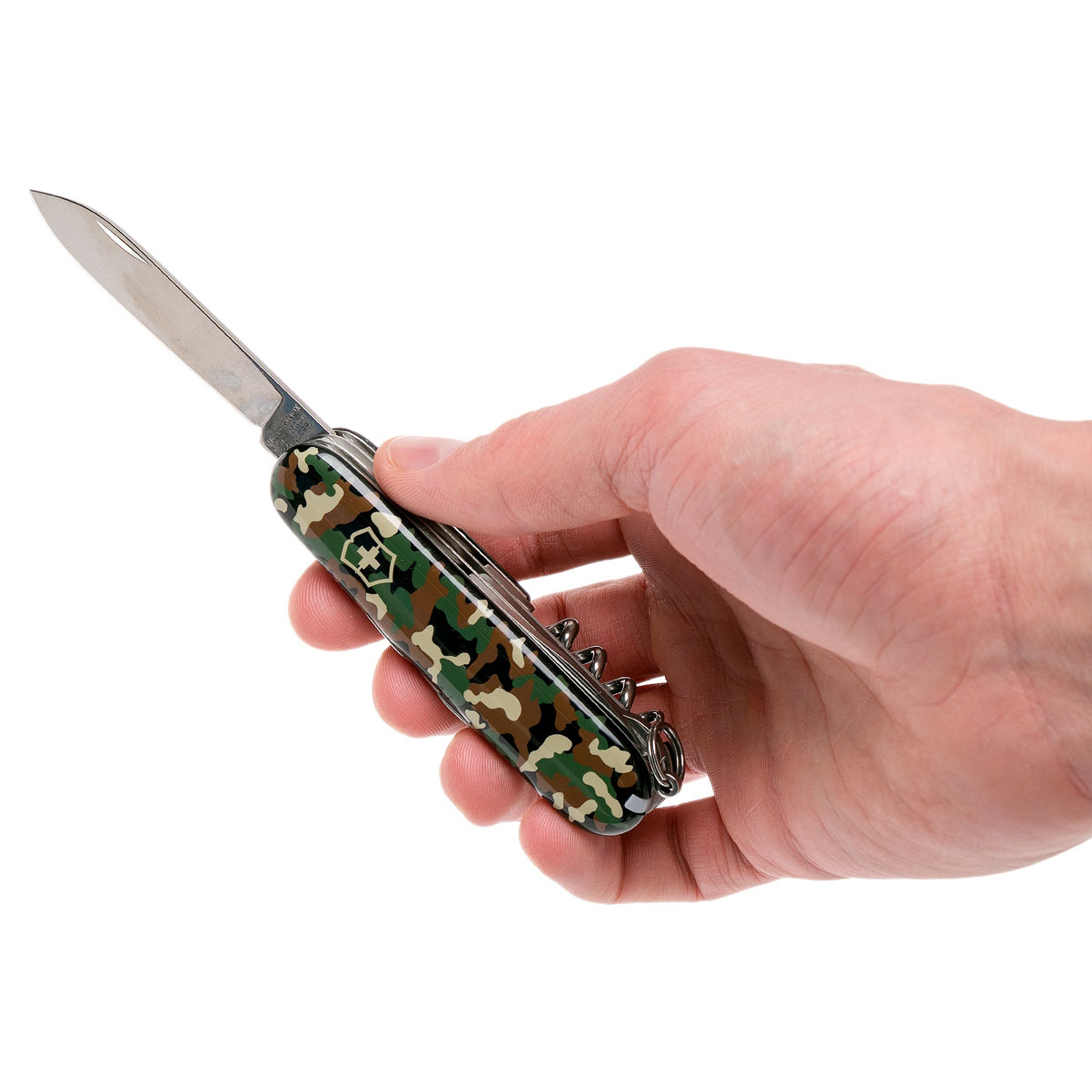фото Нож перочинный victorinox climber, сталь x55crmo14, рукоять cellidor®, камуфляж
