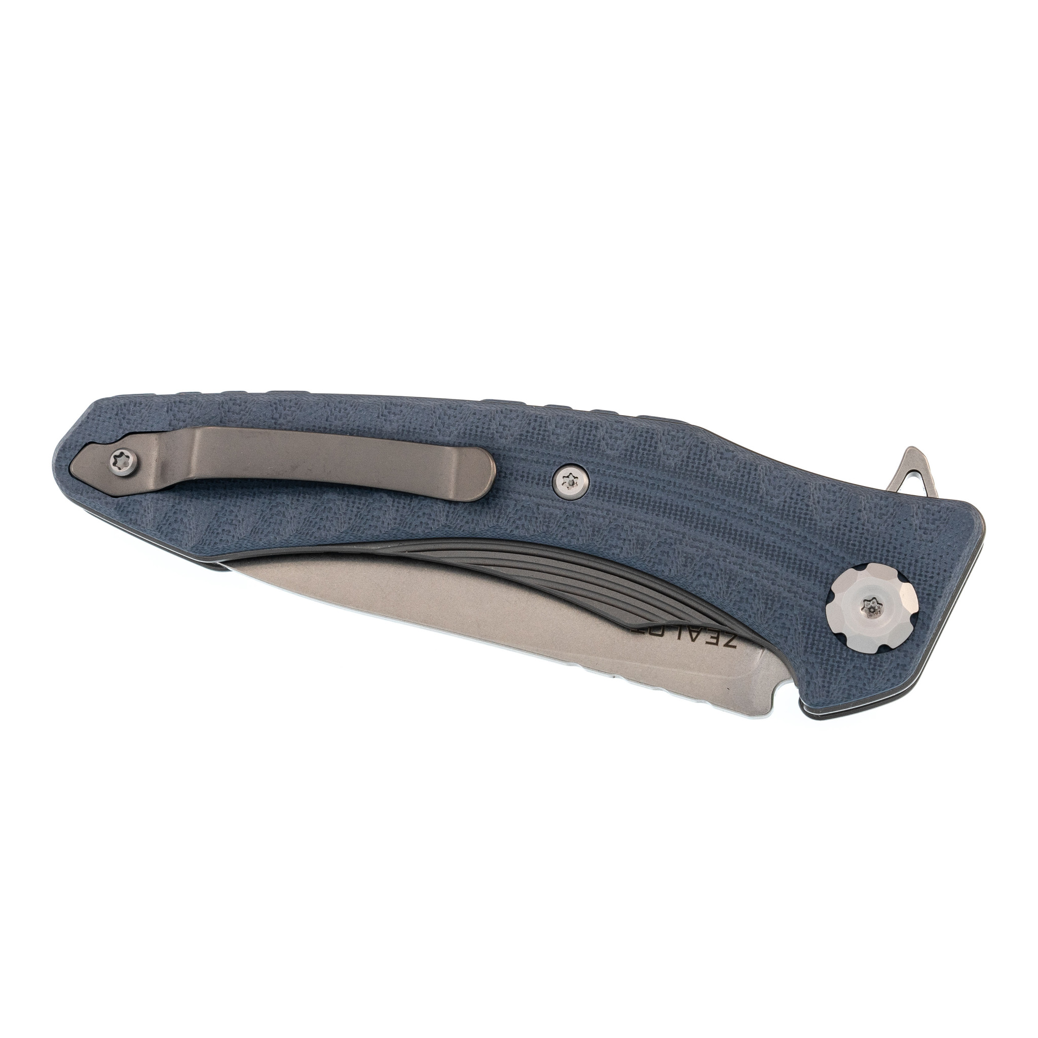 Складной нож Maxace Zealot Blue, сталь K110, G10 - фото 9
