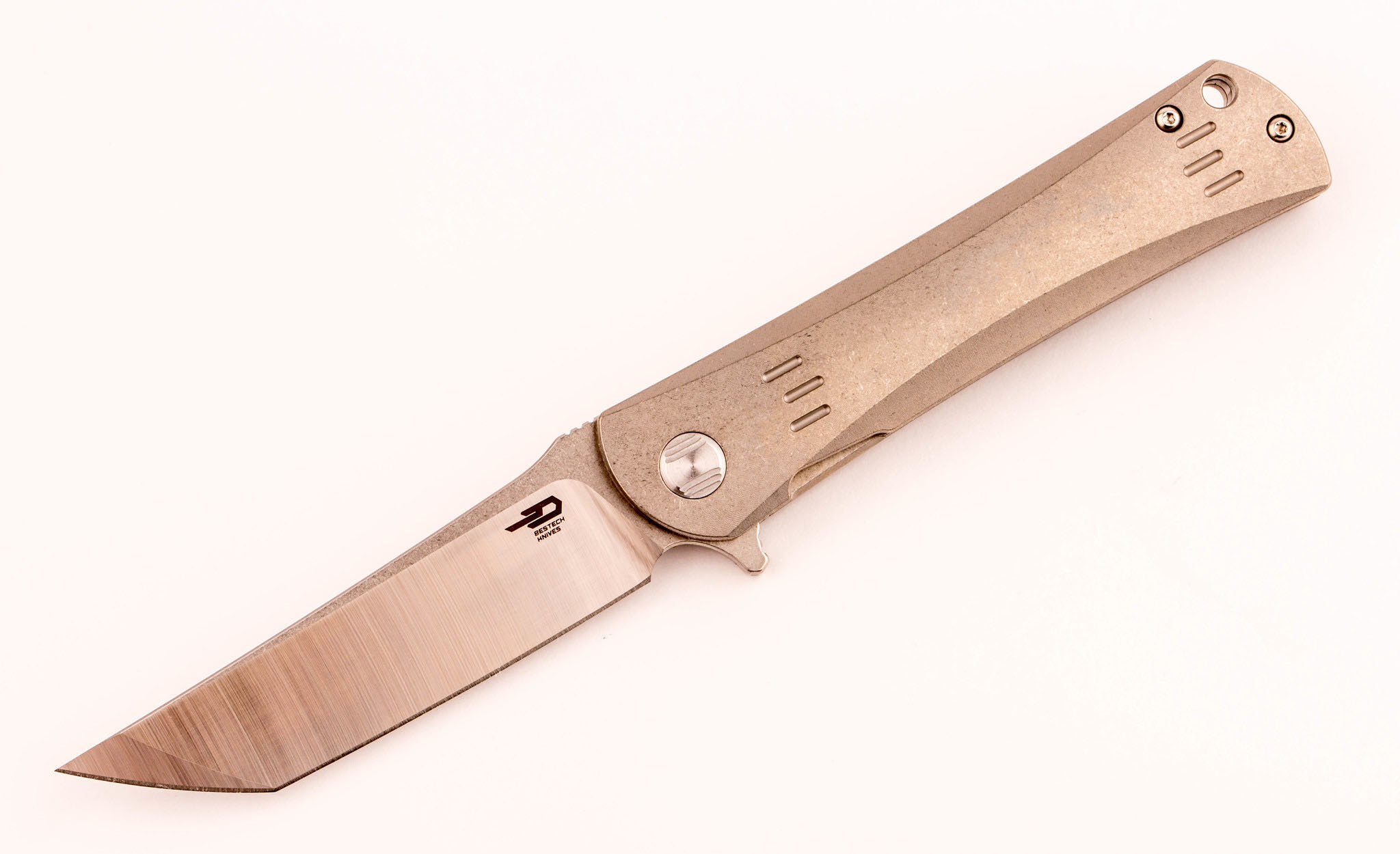 Складной нож Bestech Kendo BT1903A, сталь S35VN, рукоять титан - фото 1