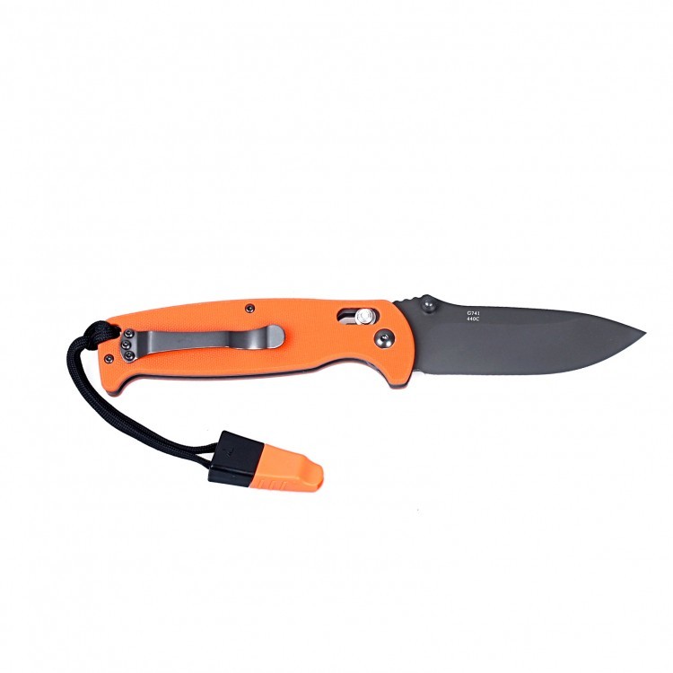 Нож складной Ganzo G7413-WS, оранжевый - фото 2