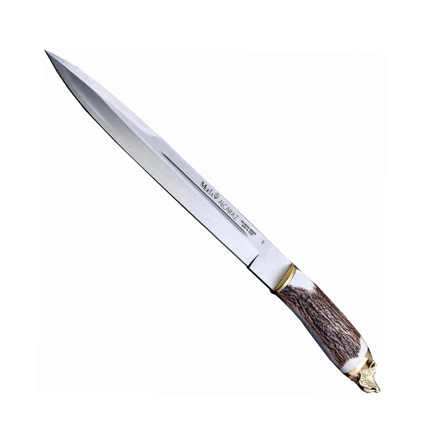 Нож с фиксированным клинком Alcaraz Stag Handle 25.8 см. - фото 2