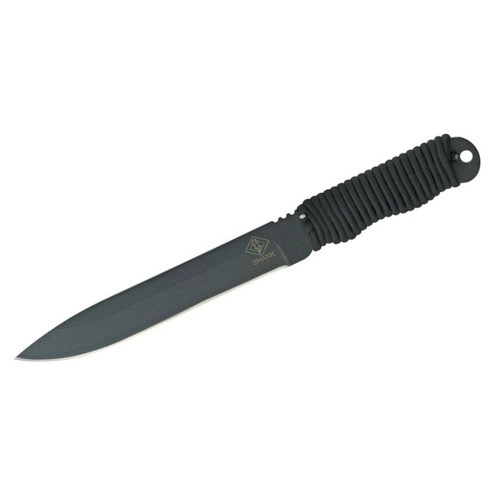 Нож с фиксированным клинком Ontario BlackCordWrap, сталь 1095, рукоять паракорд, black нож с фиксированным клинком gerber river shorty