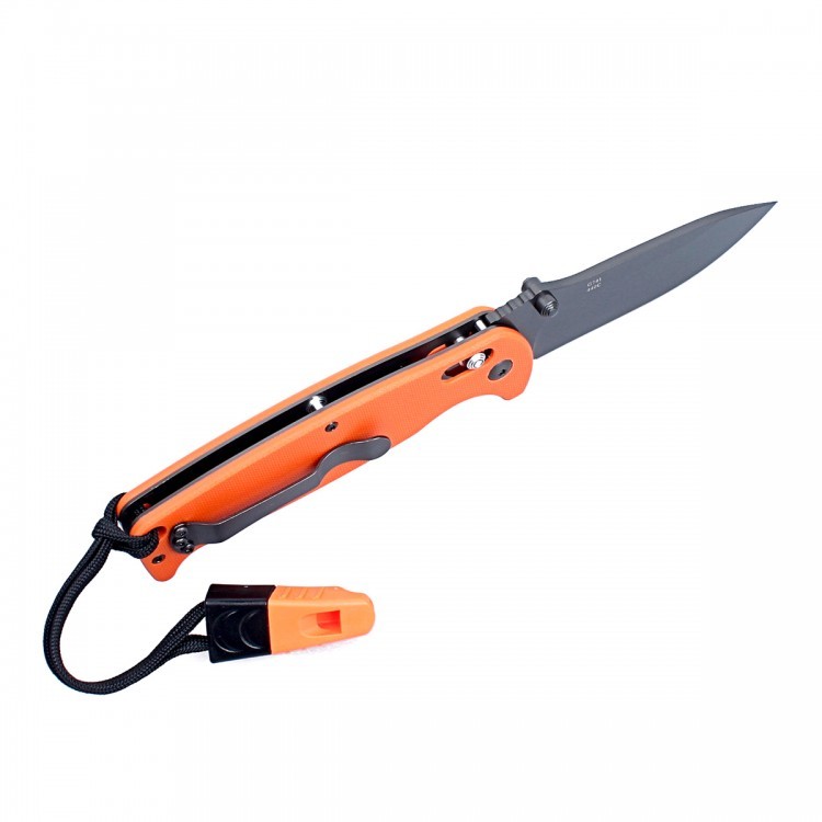 Нож складной Ganzo G7413-WS, оранжевый - фото 3