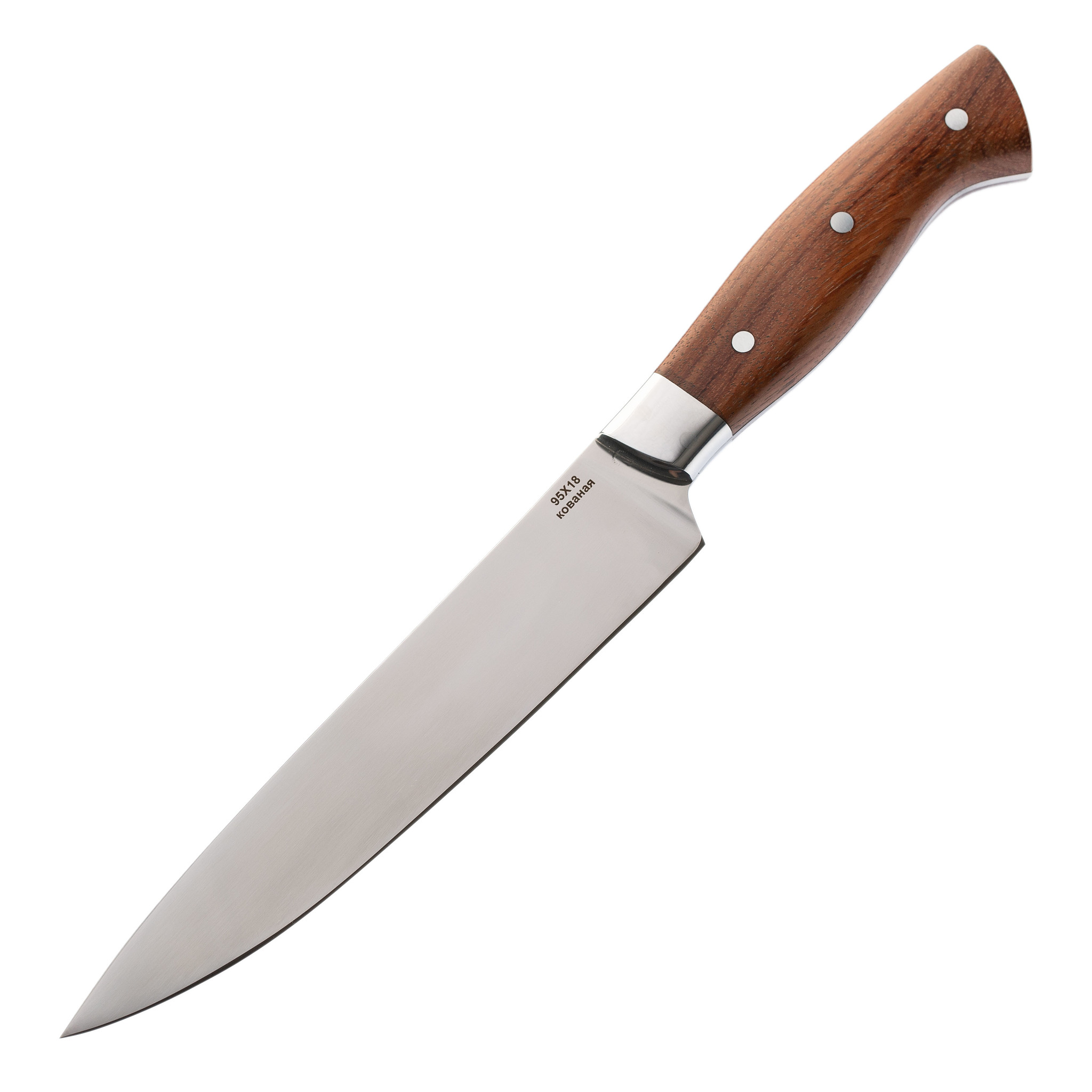 Нож кухонный Металлист MT-51, бубинго, кованая сталь 95х18 - фото 1