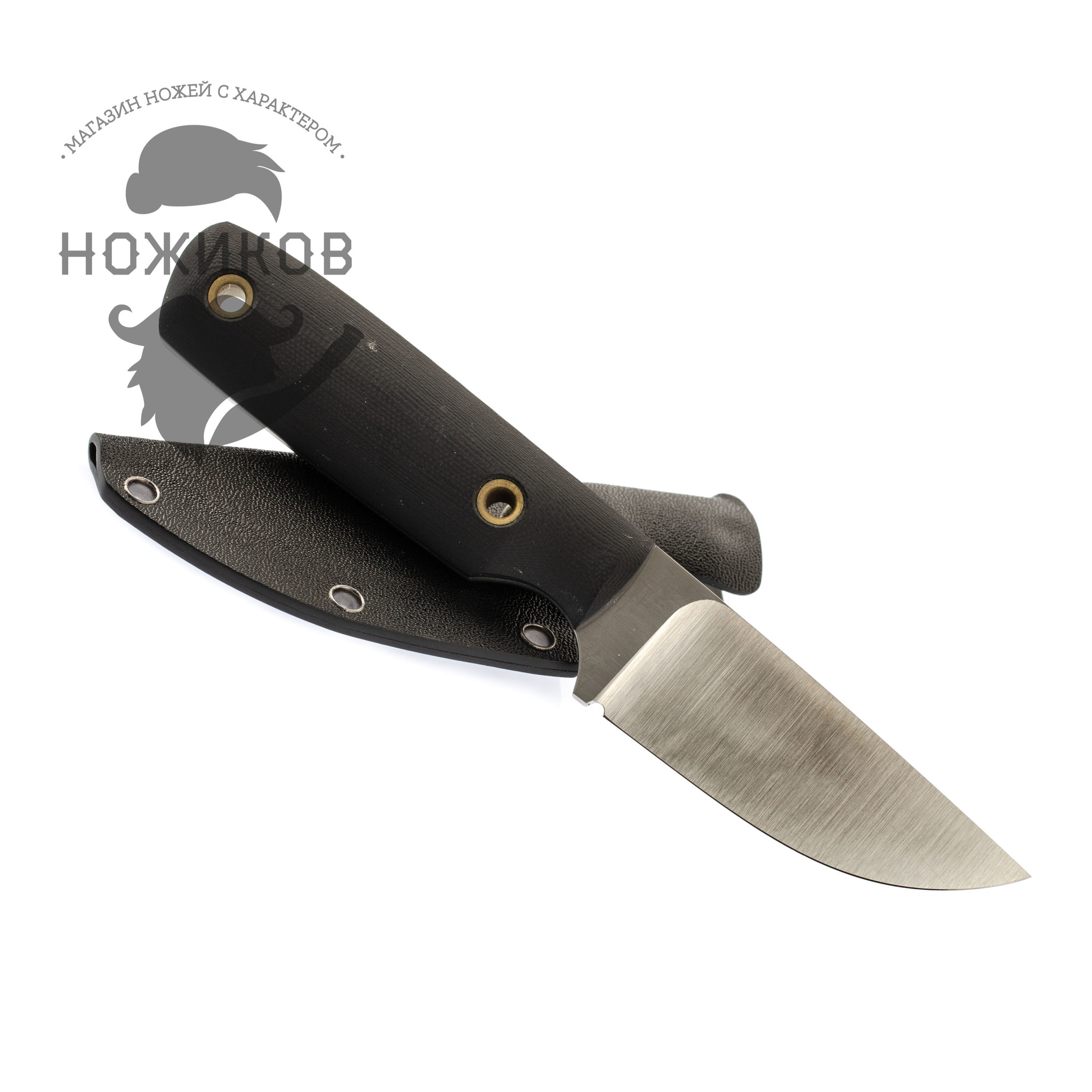 Нож Резон, сталь N690, рукоять G10 черная - фото 5