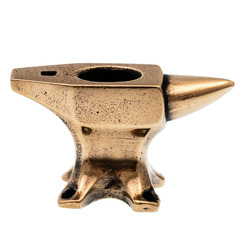 Фото Бусина для темляка Наковальня, латунь