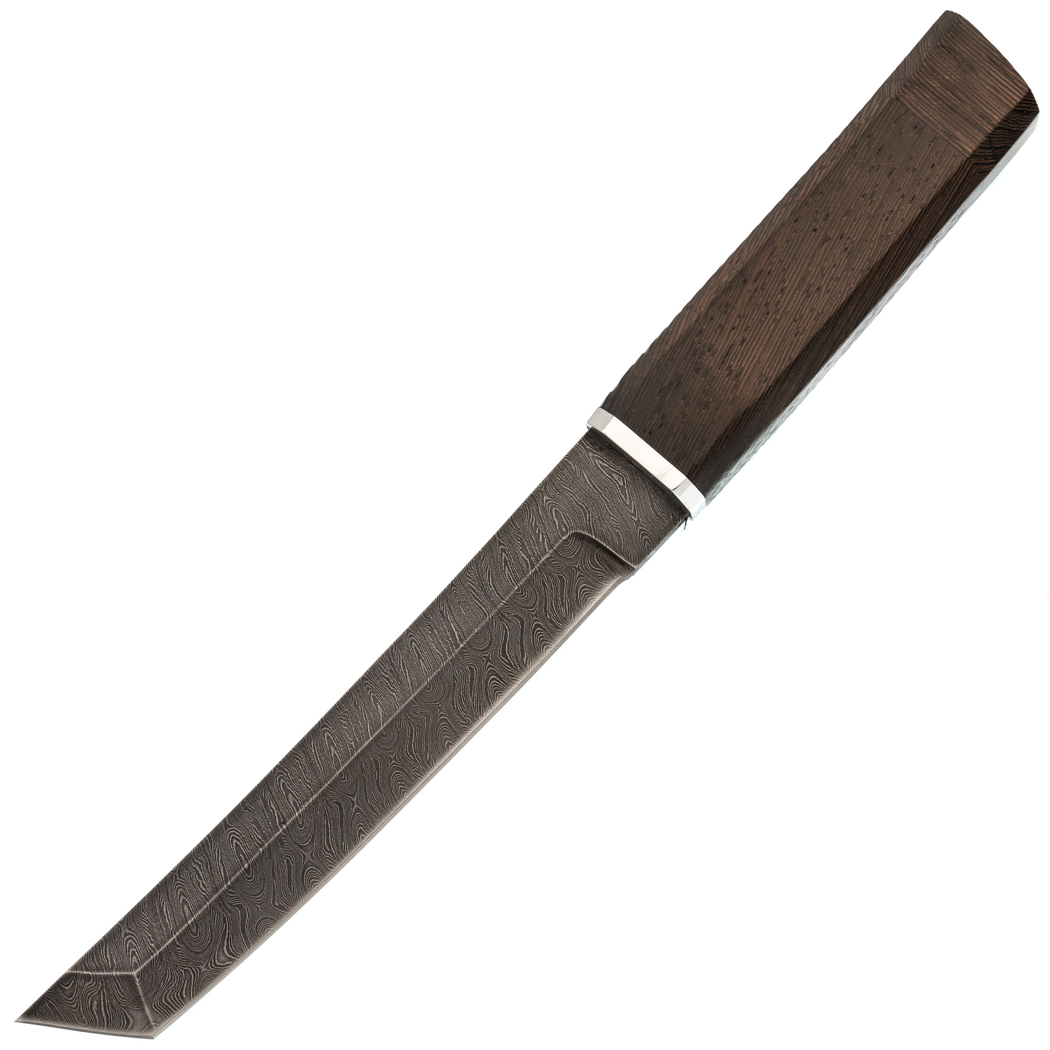 Нож Танто, сталь дамаск, рукоять венге сувенирное оружие нож танто