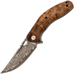 Фото Складной нож Steelclaw Айва, сталь VG10/Damascus, рукоять дерево