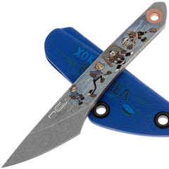 Фото Нож киридаши KOI Шайбу! Шайбу!! - Вымпел, SW, Blue