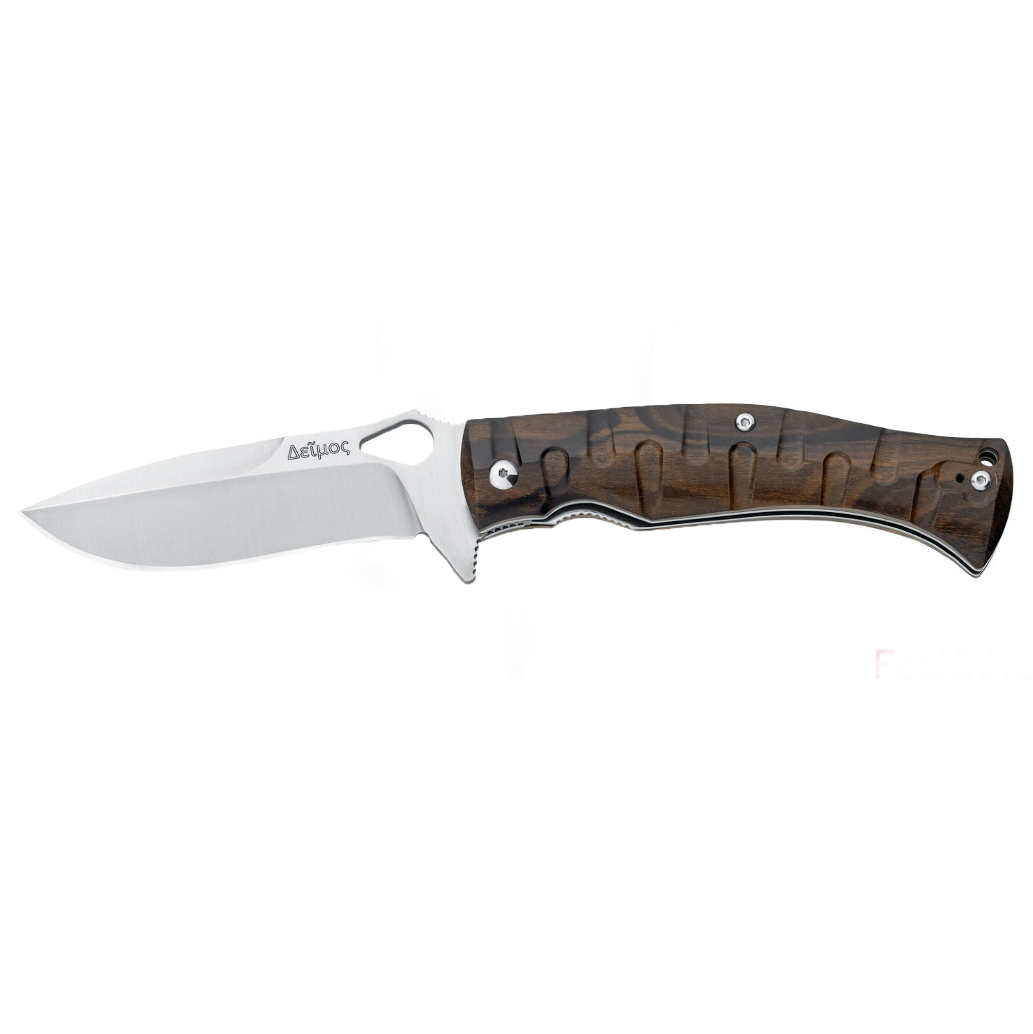 Складной нож Fox Citadel Deimos, сталь N690, рукоять Ziricote Wood, коричневый от Ножиков