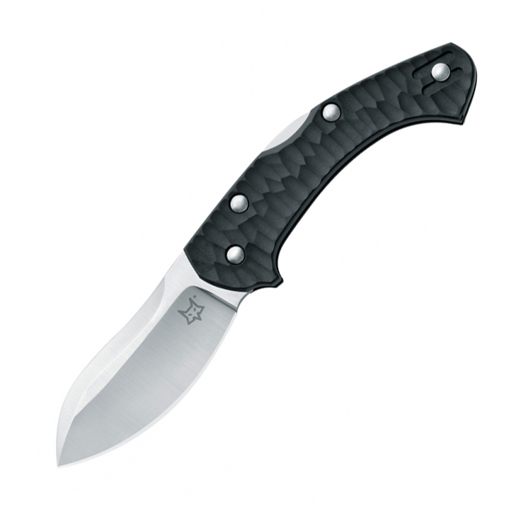 Складной нож Fox Jens Anso Design, сталь N690, рукоять термопластик FRN, черный - фото 1