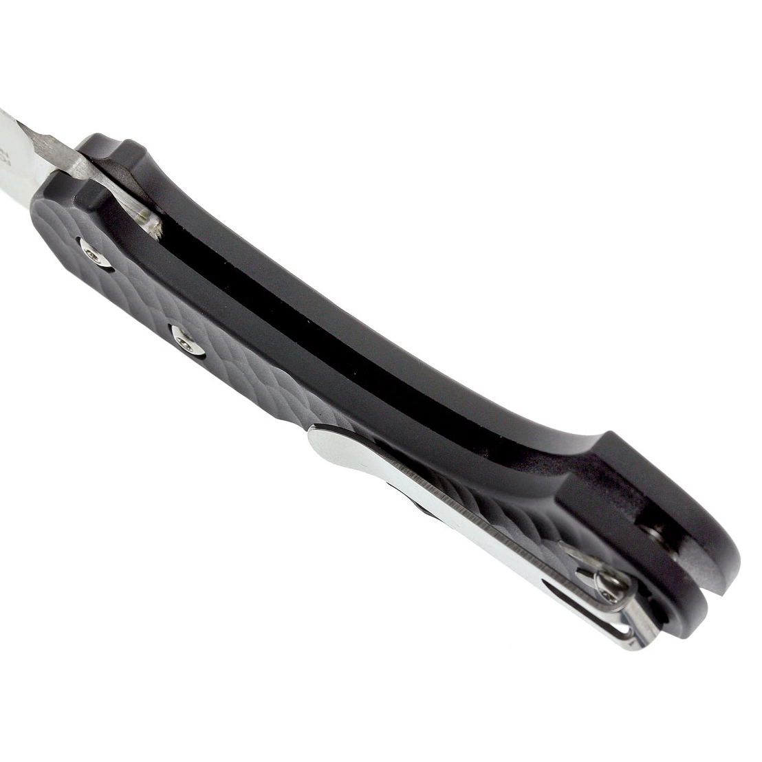 Складной нож Fox Jens Anso Design, сталь N690, рукоять термопластик FRN, черный - фото 8