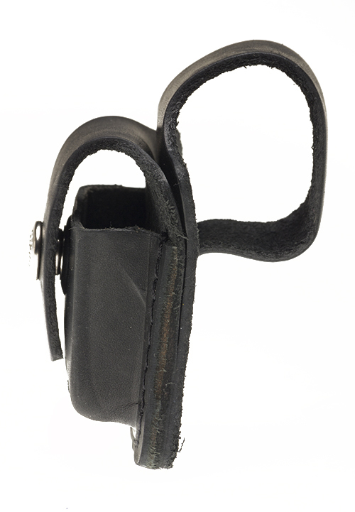 фото Чехол zippo для широкой зажигалки, с отверстием для большого пальца, натуральная кожа, чёрный