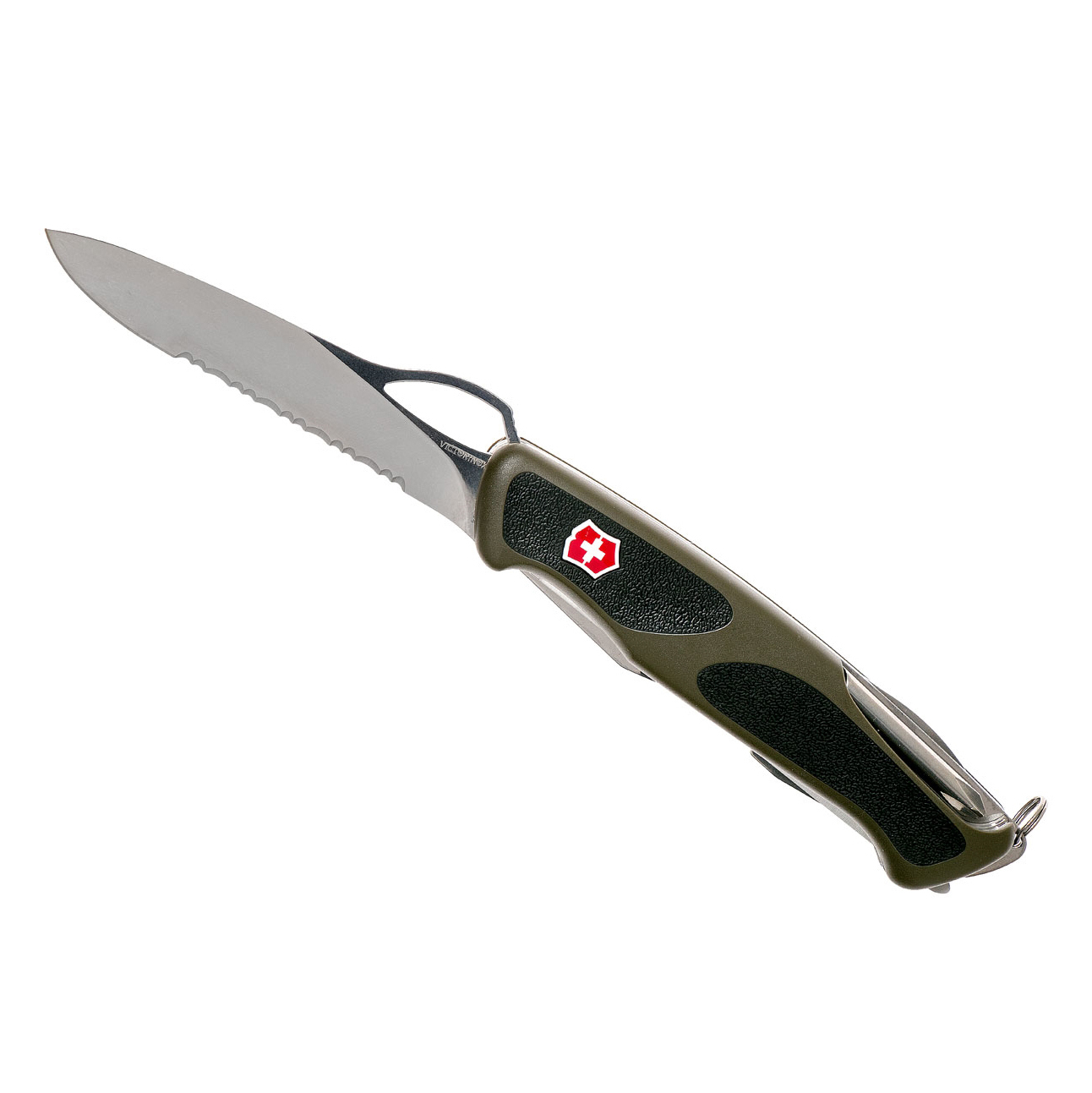 Нож перочинный Victorinox RangerGrip 178 0.9663.MWC4 130мм 12 функций чёрно-зеленый - фото 5