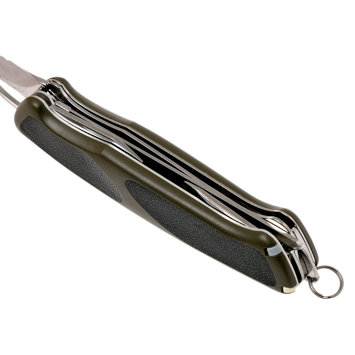 Нож перочинный Victorinox RangerGrip 178 0.9663.MWC4 130мм 12 функций чёрно-зеленый - фото 6