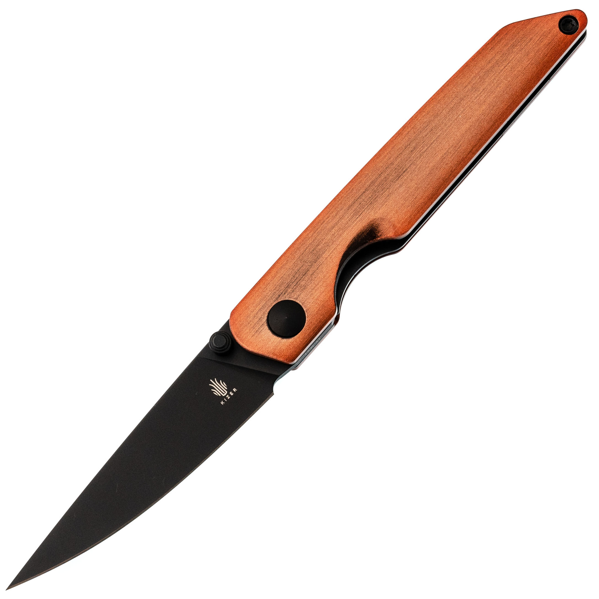 

Складной нож Kizer Shot, сталь 154CM, рукоять алюминий, коричневый
