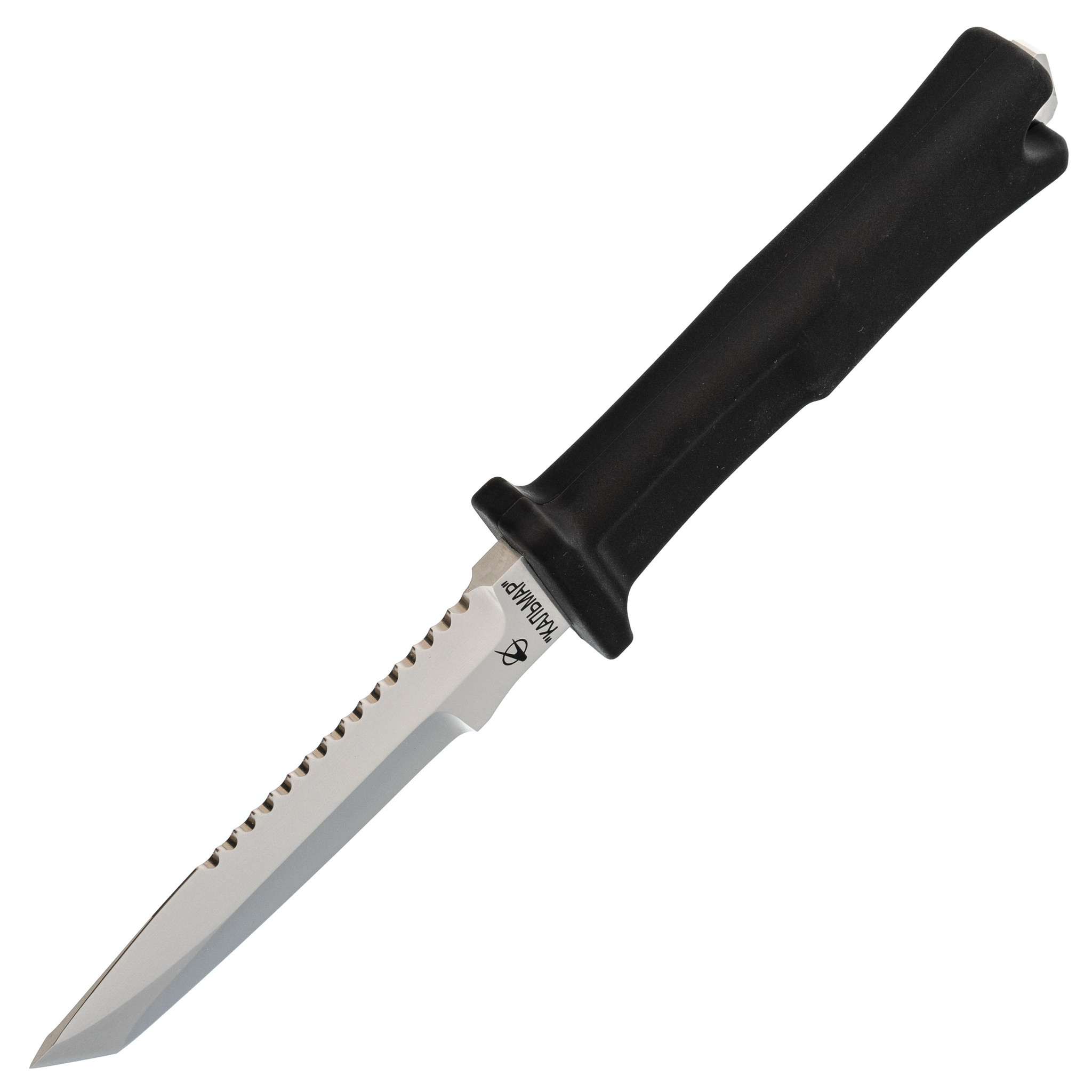 Нож водолазный Дайвер, сталь 95х18, рукоять термоэластопласт, пластиковые ножны - фото 3