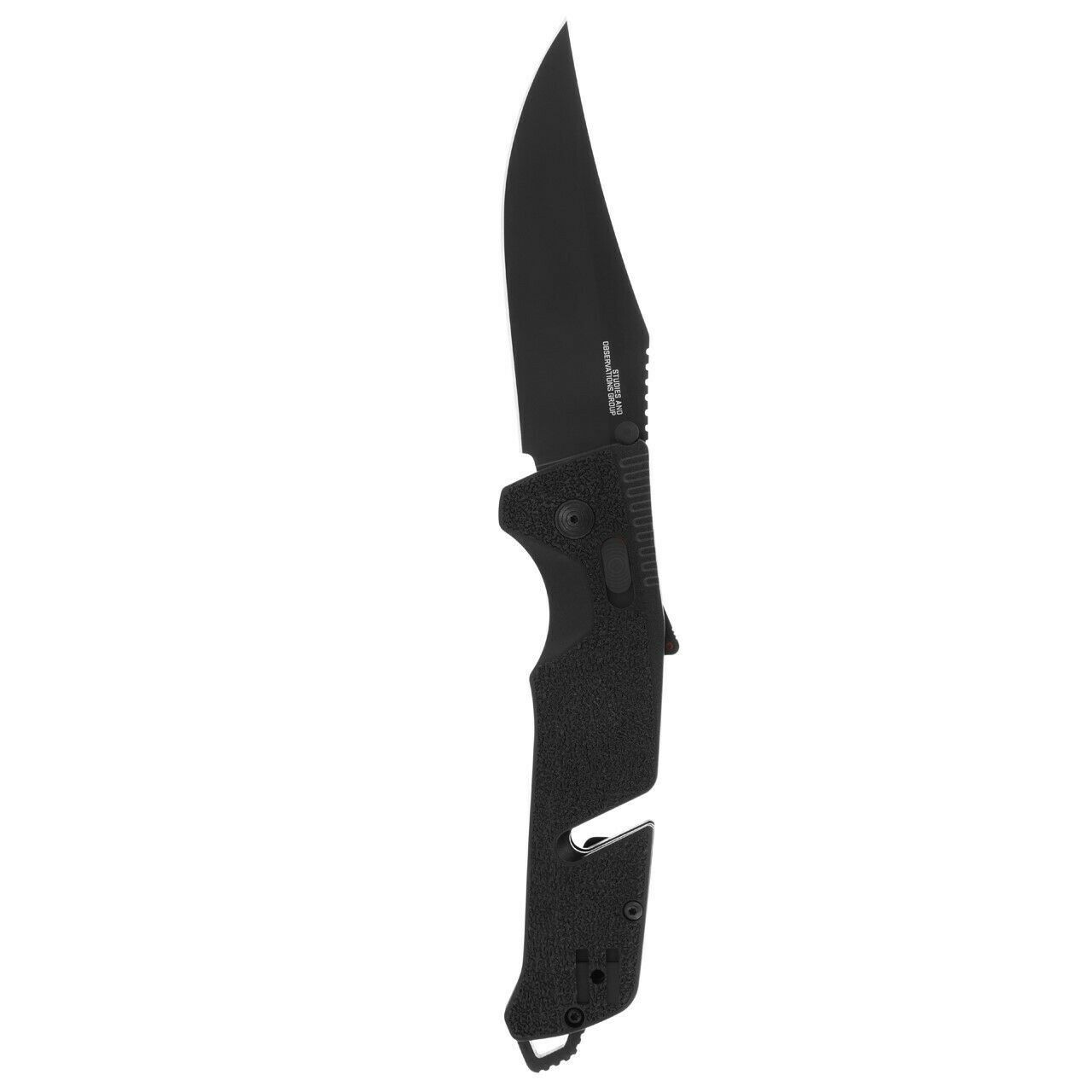 Полуавтоматический складной нож Trident Mk3 Blackout, сталь D2, рукоять GRN - фото 8