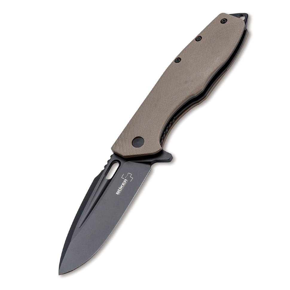 Нож складной Boker Plus Caracal Tactical, сталь D2 EDP Plain, рукоять стеклотекстолит G10