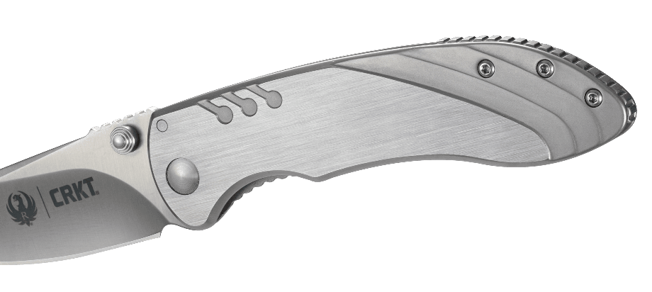 Полуавтоматический складной нож CRKT Trajectory, сталь 8Cr13MoV, рукоять сталь - фото 3