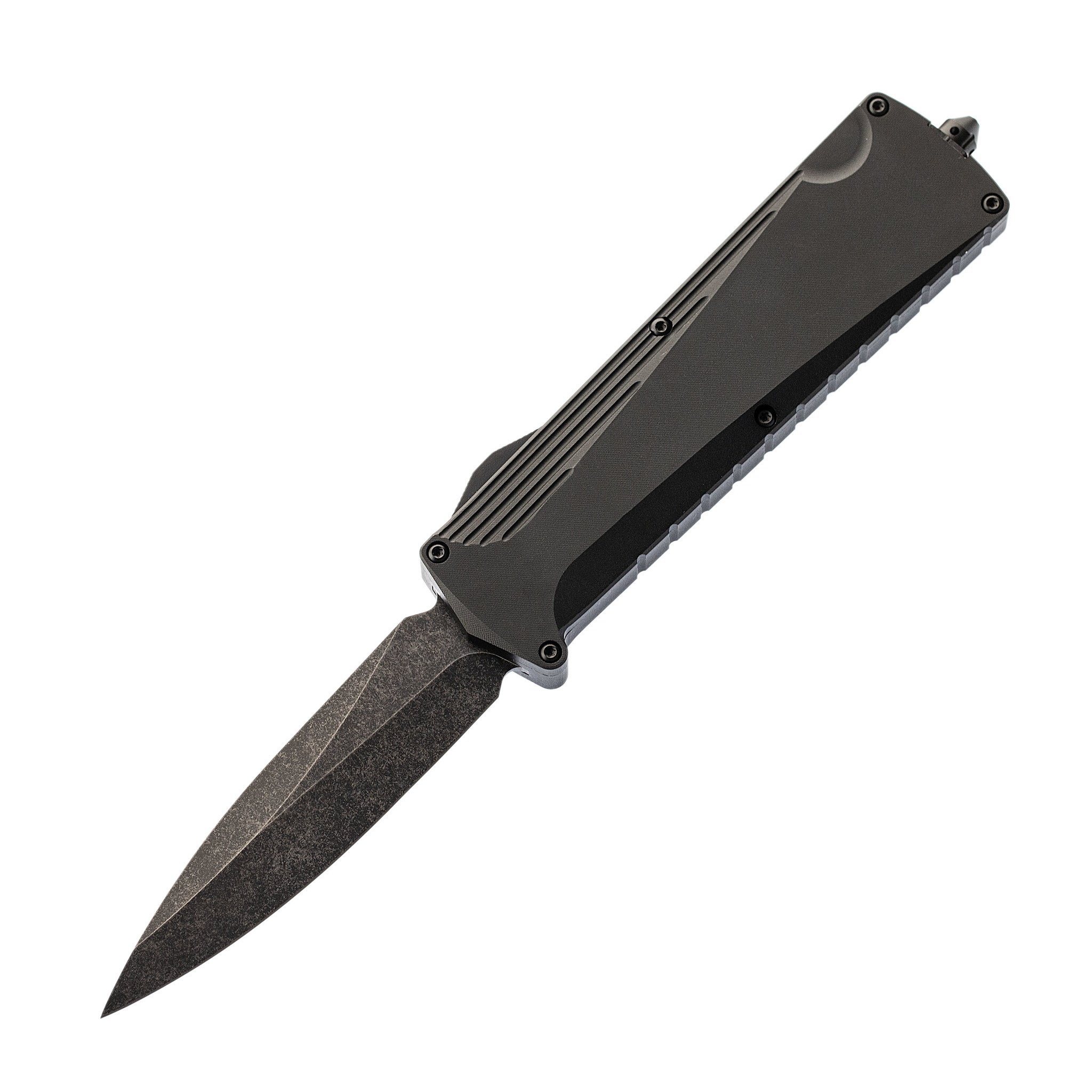 Автоматический нож Daggerr Koschei All Black (Кощей), сталь D2 - фото 3