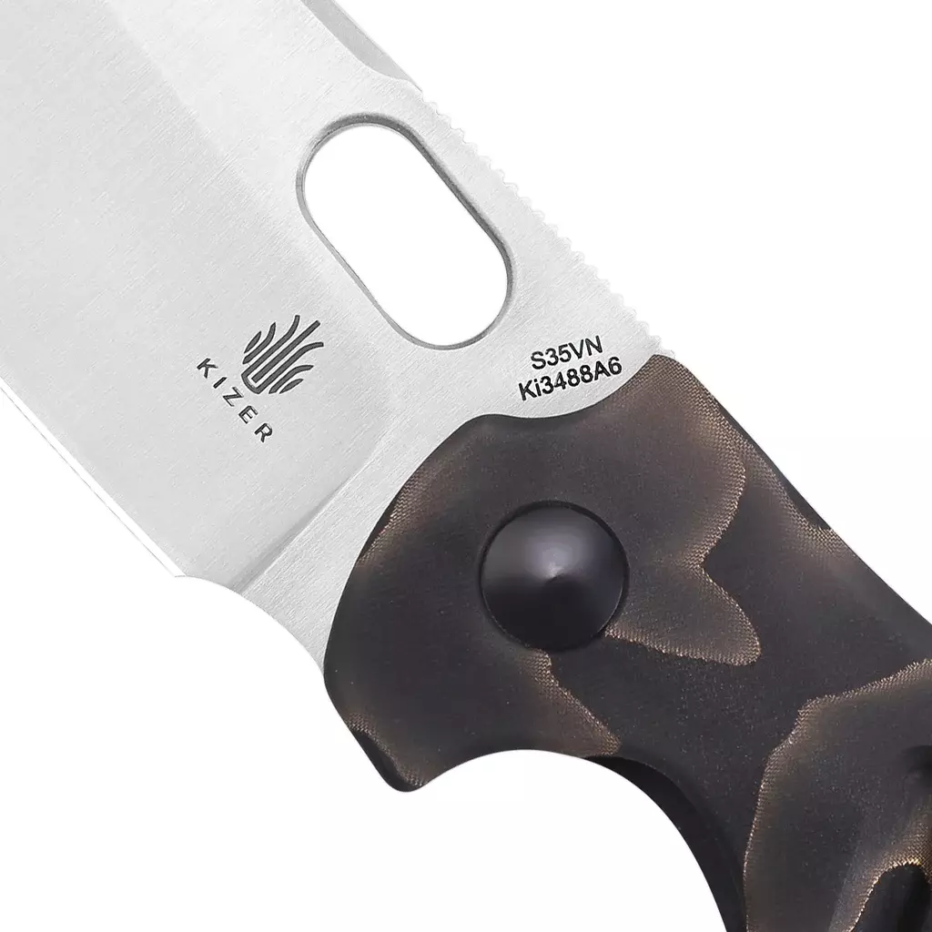Складной нож Kizer C01C mini, сталь CPM S35VN, рукоять Raffir - фото 4