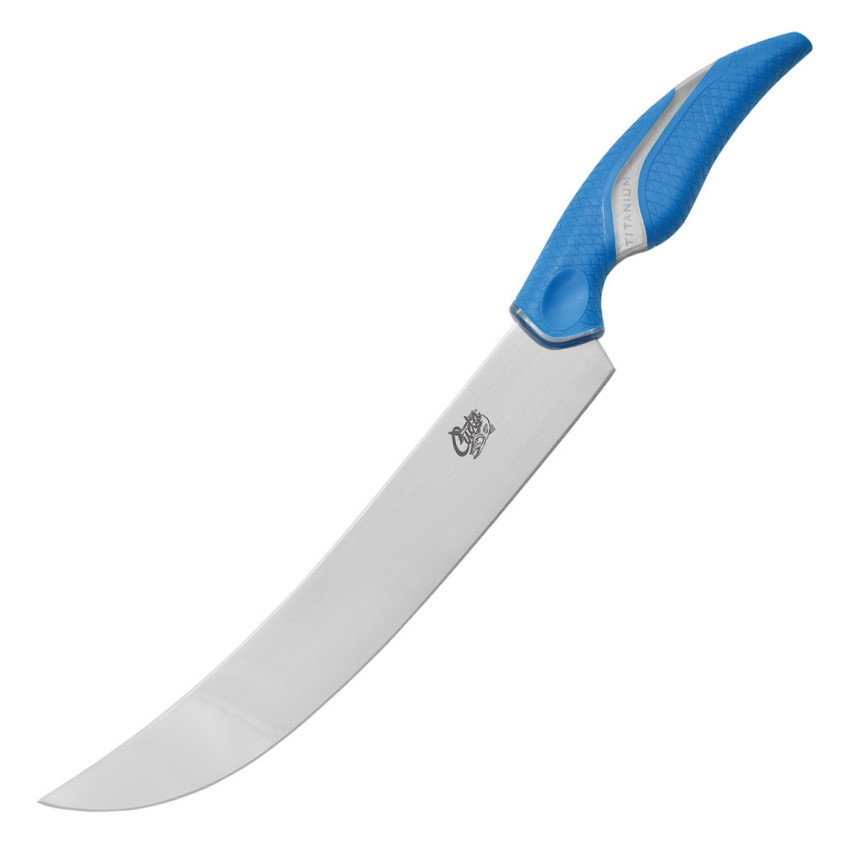 Рыбацкий нож с фиксированным клинком для разделки крупной рыбы Cuda 10, сталь 1. 4116, рукоять ABS пластик