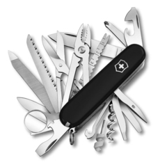 Фото Нож перочинный Victorinox SwissChamp, сталь X55CrMo14, рукоять Cellidor®, черный