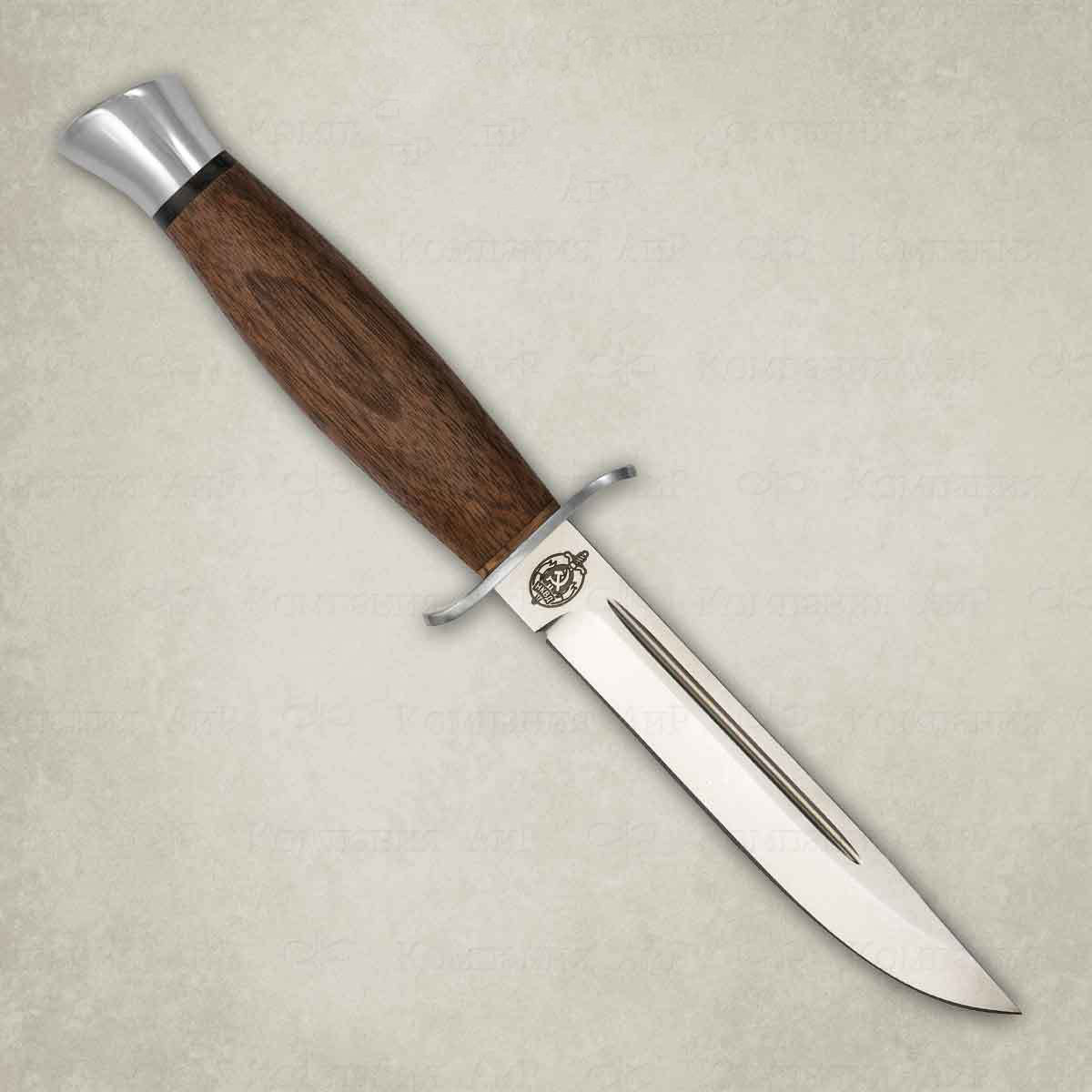 Нож АиР Финка-2, сталь К-340, рукоять дерево - фото 1