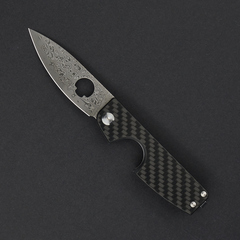 Фото Складной нож для сигар Daggerr Cigarknife, сталь дамаск, рукоять G10/карбон