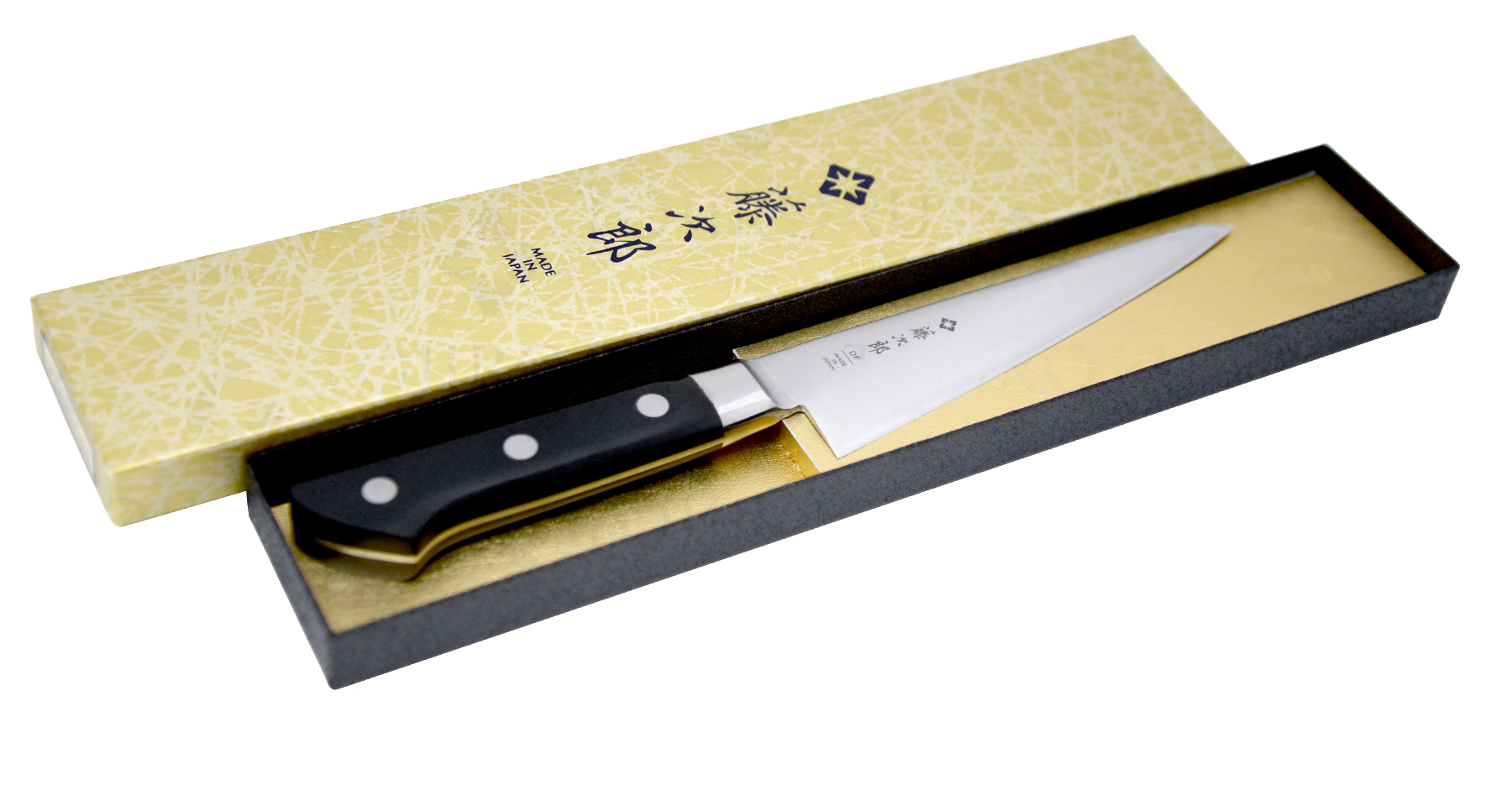 фото Обвалочный кухонный нож, western knife, tojiro, f-803, сталь vg-10, в картонной коробке