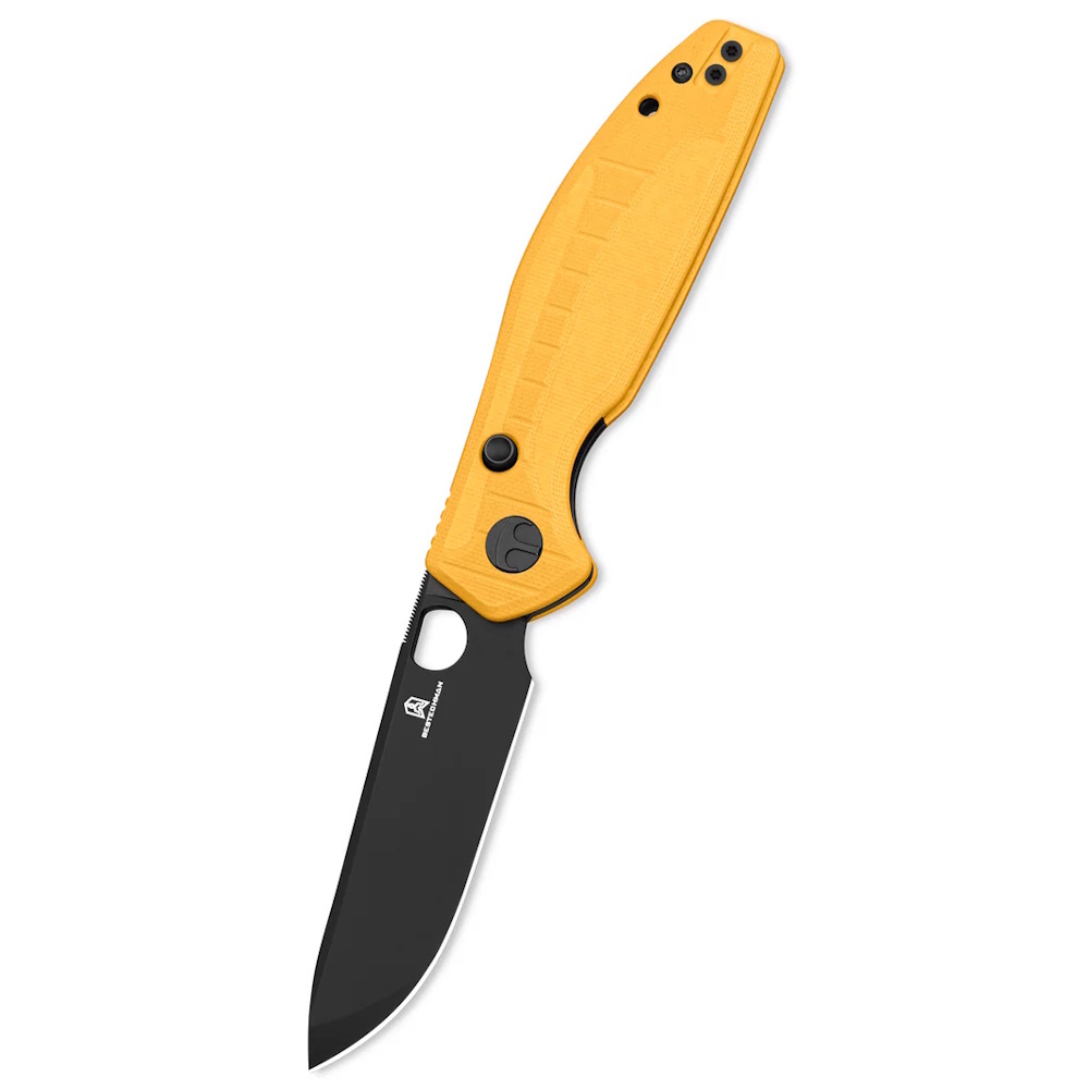 

Складной нож Bestech Knives Angry Owl, сталь D2, рукоять G10, желтый