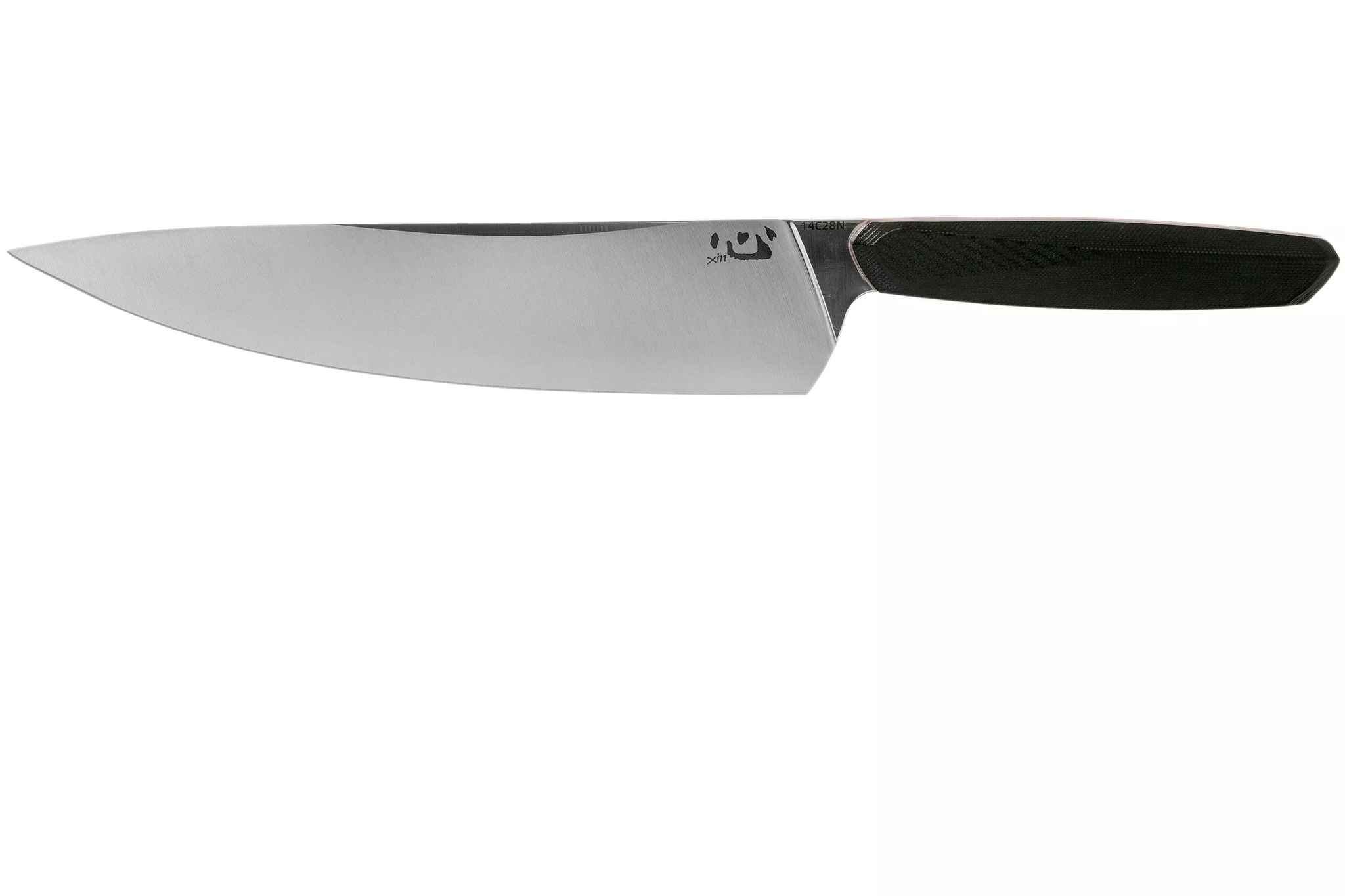 Нож кухонный Xin Cutlery Chef XC124 215мм, сталь Sandvik 14C28N, рукоять черно-красная G10 - фото 2