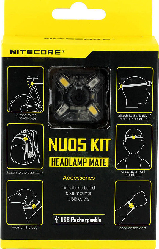 Фонарь налобный Nitecore NU05 Kit - фото 2
