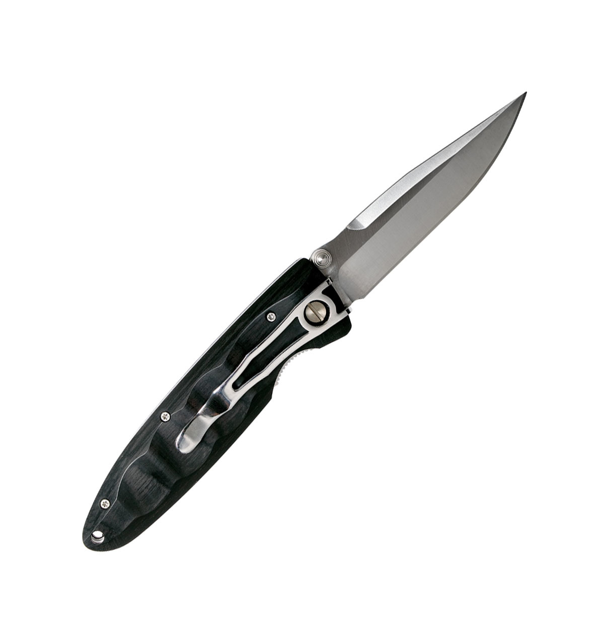 Складной нож Mcusta Classic wave MC-0017V, сталь VG-10, рукоять черное дерево - фото 2
