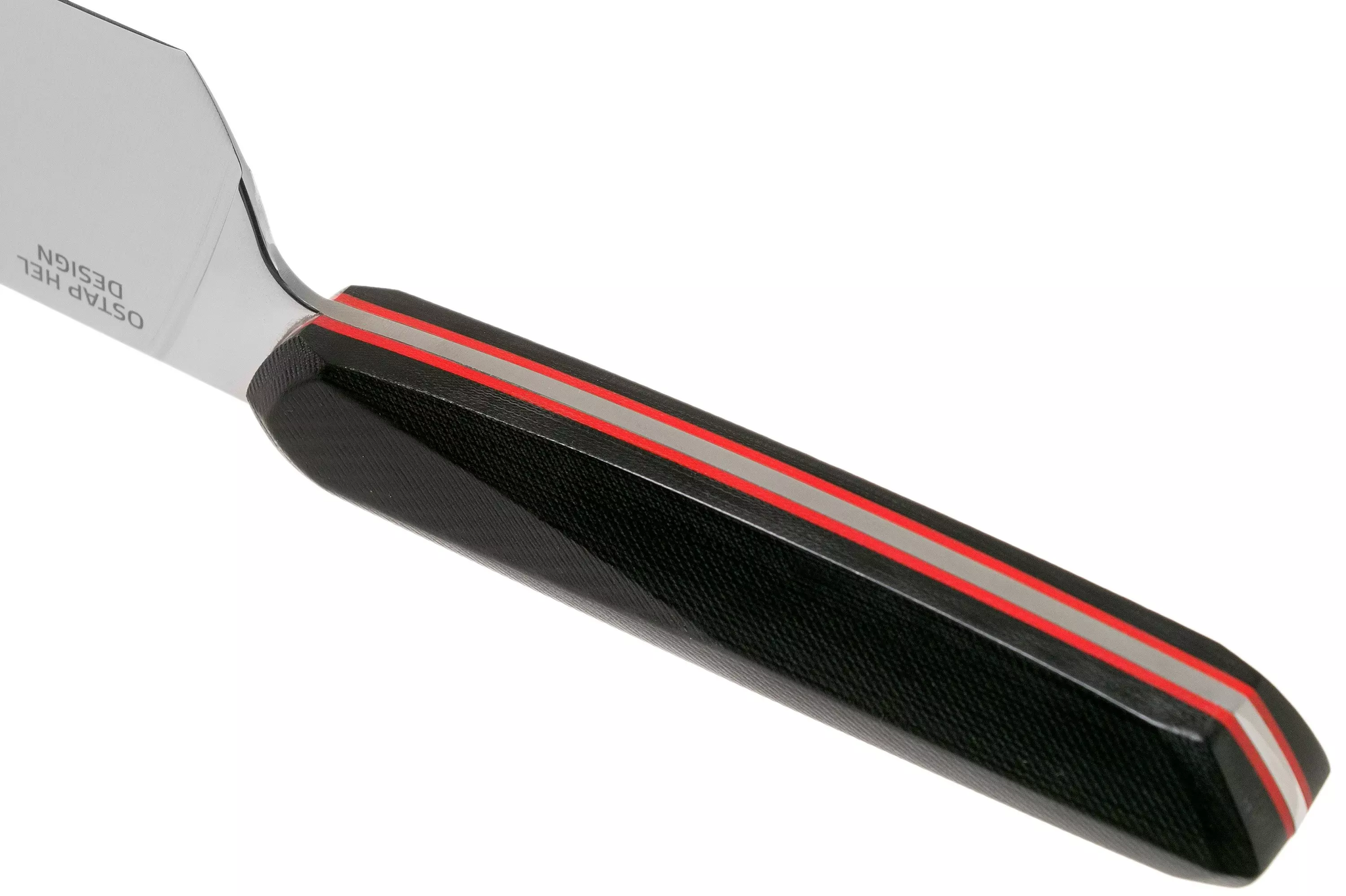 Нож кухонный Xin Cutlery Chef XC124 215мм, сталь Sandvik 14C28N, рукоять черно-красная G10 - фото 5